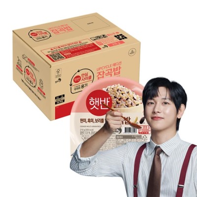 [실온]햇반 잡곡밥 210gx36개(1box)