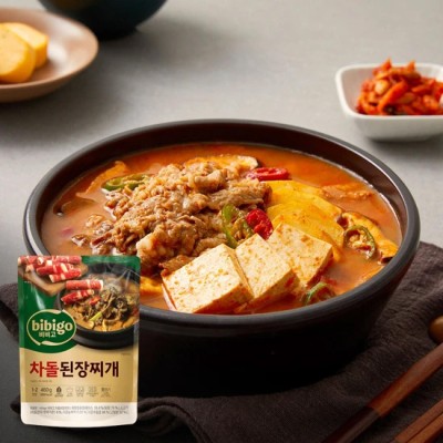 [저온]비비고 차돌된장찌개 460g, 1개