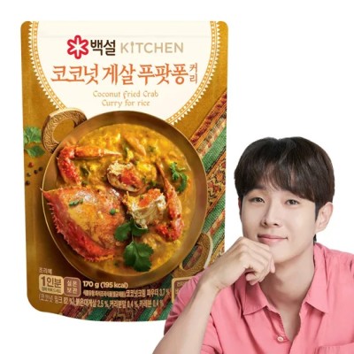 [실온]백설 코코넛게살 푸팟퐁 커리 170g, 1개