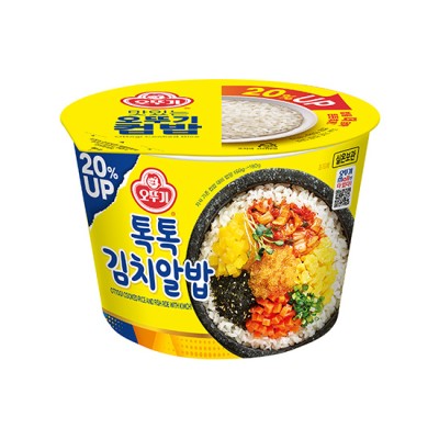 [실온]컵밥 톡톡김치알밥(증량) 222G, 1개