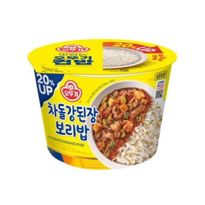 [실온]컵밥 차돌강된장보리밥(증량) 310G, 1개