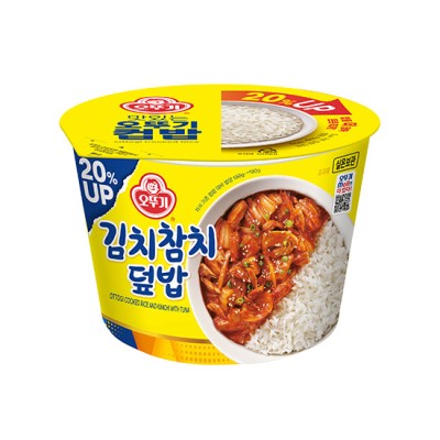 [실온]컵밥 김치참치덮밥(증량) 310g, 1개