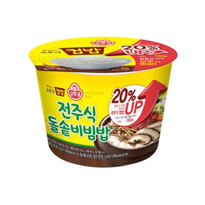 [실온]컵밥 전주식돌솥비빔밥(증량) 269G, 1개