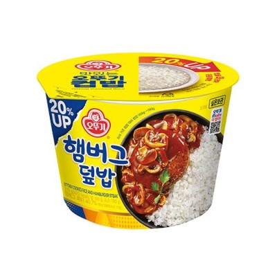 [실온]컵밥 햄버그덮밥(증량) 310G, 1개