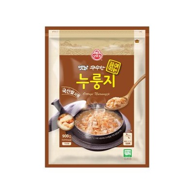 [실온]옛날 구수한 끓여먹는 누룽지 900g, 1개