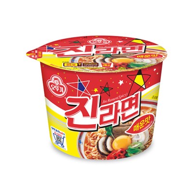 [실온]진라면 매운맛 용기 110G, 1개