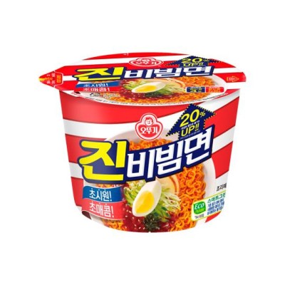 [실온]진비빔면 용기 132G, 1개