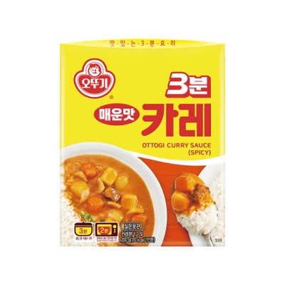 [실온]3분카레 매운맛 200G, 1개