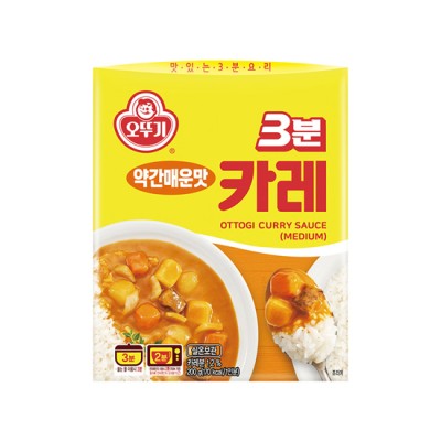 [실온]3분카레 약간매운맛 200G, 1개