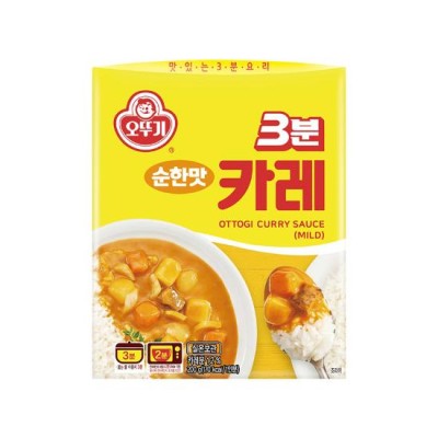 [실온]3분카레 순한맛 200G, 1개