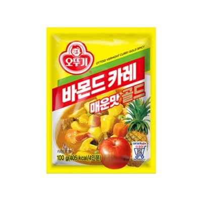 [실온]바몬드카레골드 매운맛 100G, 1개