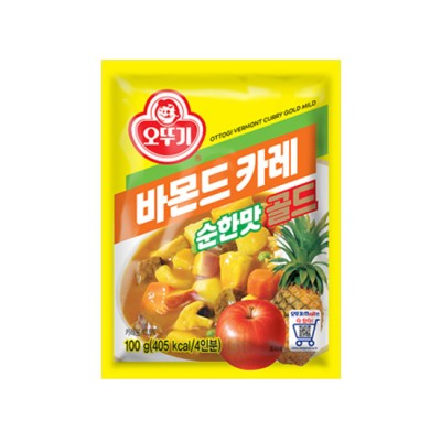 [실온]바몬드카레골드 순한맛 100G, 1개