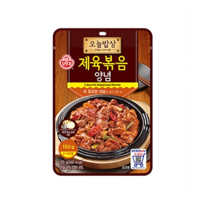 [저온]오늘밥상 제육볶음양념 150G, 1개