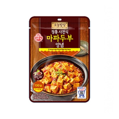 [저온]오늘밥상 정통사천식마파두부양념 130G, 1개