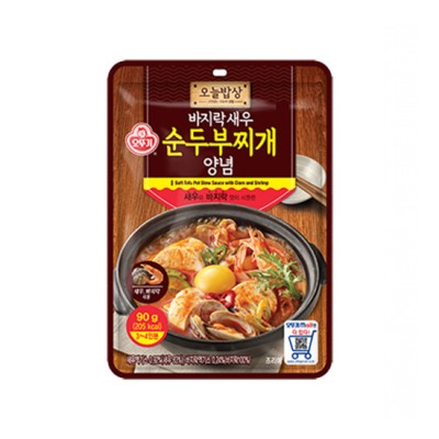 [저온]오늘밥상 바지락새우순두부찌개양념 90G, 1개