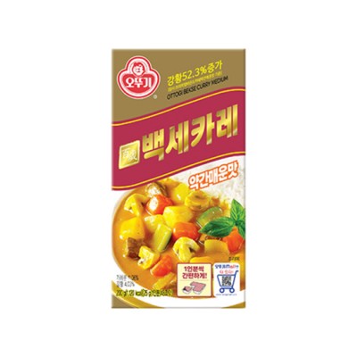 [실온]백세카레 고형 약간매운맛 200G, 1개