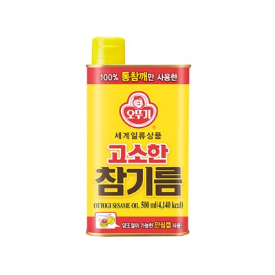 [실온]고소한참기름(캔) 500ML, 1개