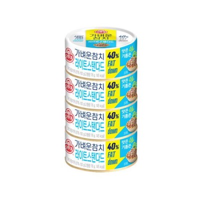 [실온]가벼운참치 라이트스탠다드 (135GX4), 1개