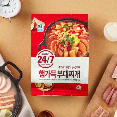 [저온][대림] 24/7햄이푸짐한부대찌개 540g, 1개