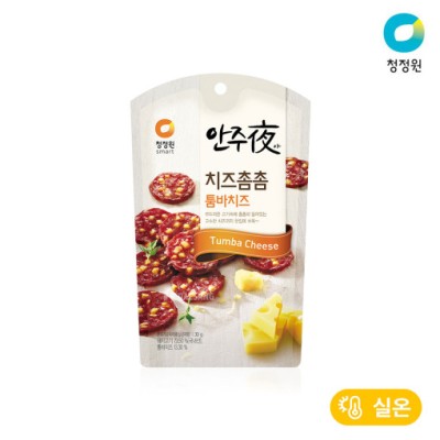 [실온][청정원] 바로eat 안주야 치즈촘촘 툼바치즈 육포 30g, 1개