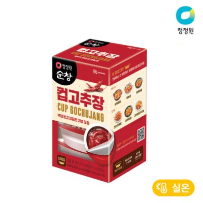 [실온][청정원] 순창 컵고추장 50gx6ea, 1box