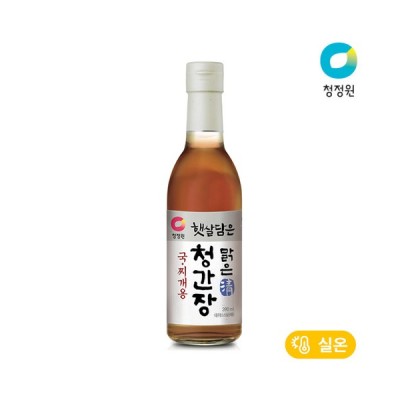 [실온][청정원] 햇살담은 맑은 청간장 국찌개용 390ml, 1개