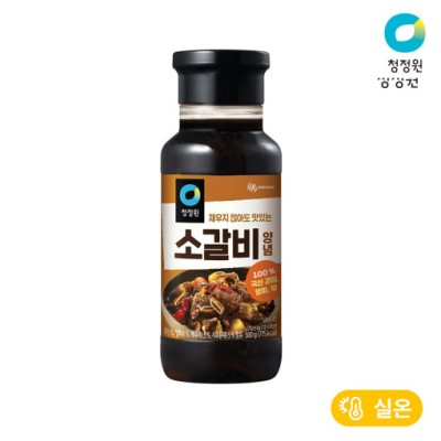 [실온][청정원] 소갈비 양념 500g, 1개