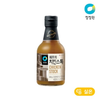 [실온][청정원] 쉐프의 치킨스톡 340g, 1개