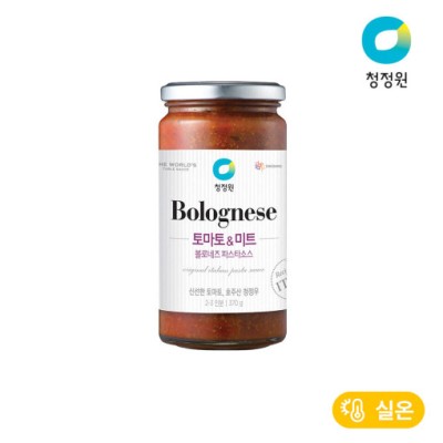 [실온][청정원] 볼로네즈 토마토미트 파스타소스 370g, 1개