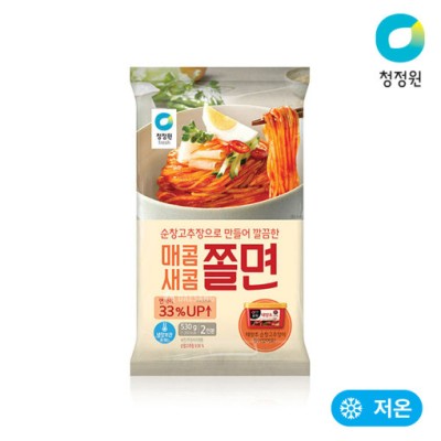 [저온][청정원] 매콤새콤쫄면 530g, 1개