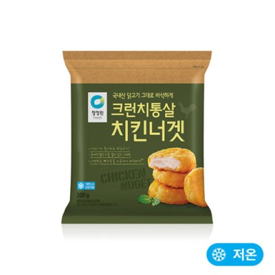 [저온][청정원] 크런치통살 치킨너겟300g, 1개