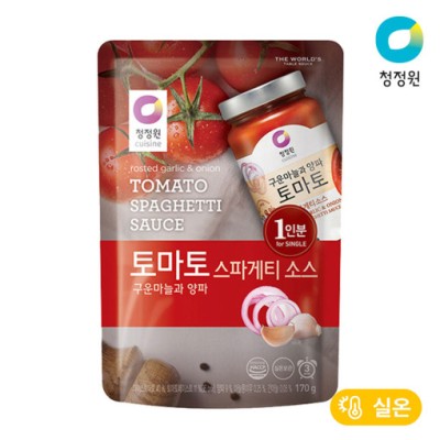 [실온][청정원] 싱글파우치 토마토소스 170g, 1개