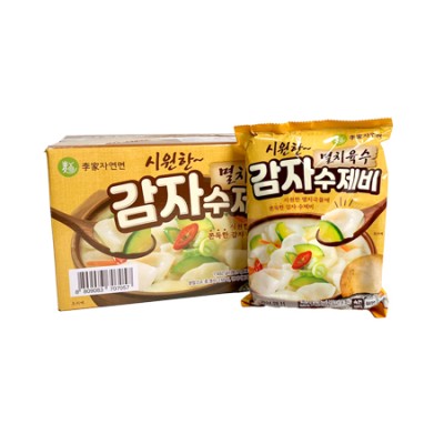 [저온]멸치육수 감자수제비186.5g*8, 1box