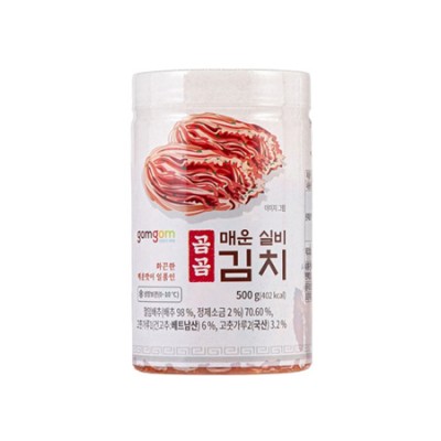 [저온]곰곰 매운 실비김치 500g, 1개