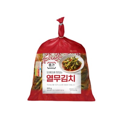 [저온]종가 오래오래 맛있는 열무김치 900g, 1개