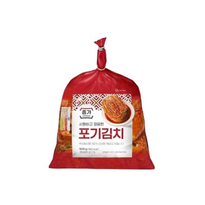 [저온]종가 포기김치 비닐 900g, 1개