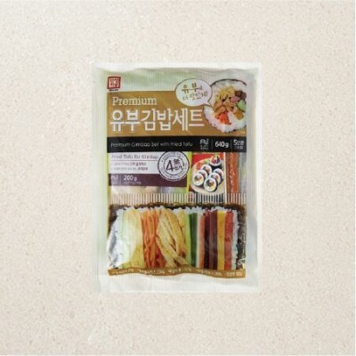 [저온]한성기업 프리미엄 유부김밥재료 6종 세트, 640g 1개