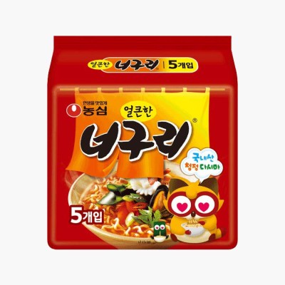 [실온]얼큰한너구리(120g*5), 1개