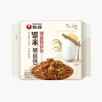 [실온]별미볶음면 매콤찜닭맛(151g*1), 1개