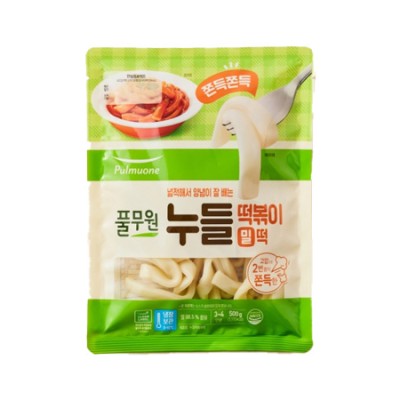 [저온]누들 떡볶이 떡 500g, 1개