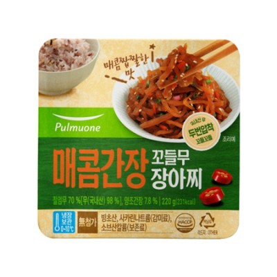 [저온]매콤간장 꼬들무 장아찌 220g, 1개