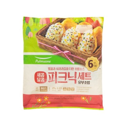 [저온]새콤달콤 피크닉세트 유부초밥 495g, 1개