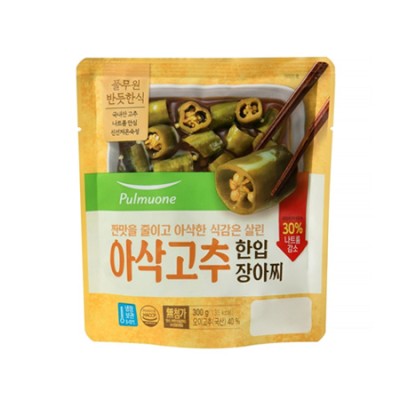 [저온]아삭고추 한입 장아찌 300g, 1개