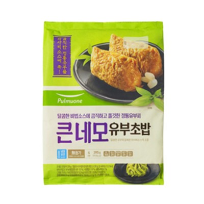 [저온]큰네모 유부초밥 395g, 1개