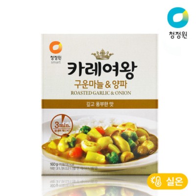 [실온][청정원] 구운마늘&양파 카레 160g, 1개