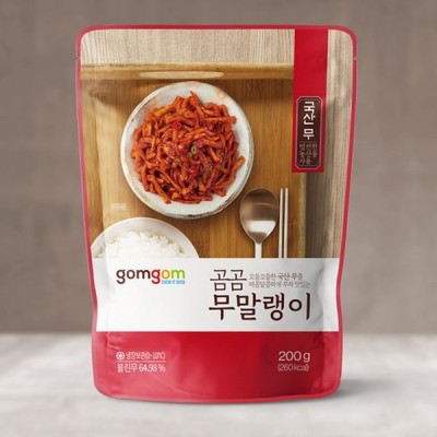 [곰곰] 국산 불린무로 만든 무말랭이200g, 1개