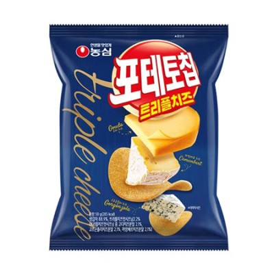 [실온] 트리플 치즈 포테토칩 50g, 1개