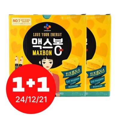 [실온]  [1+1 이벤트] CJ 맥스봉 (40g*27개입), 1BOX*2