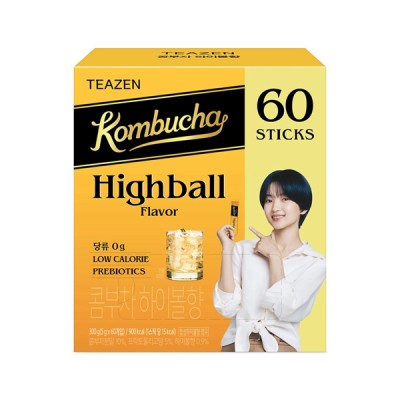 [실온] 코스트코_ 티젠 하이볼 콤부차 5g x 60입  300g, 1box