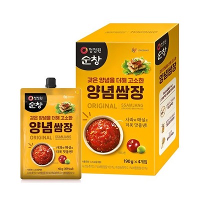 [실온][청정원] 순창 양념 쌈장, 760g, 1박스